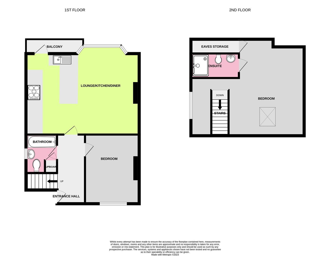 Floor Plan | Flat - Conversion | St Georges Road, Worthing, BN11 | For Sale